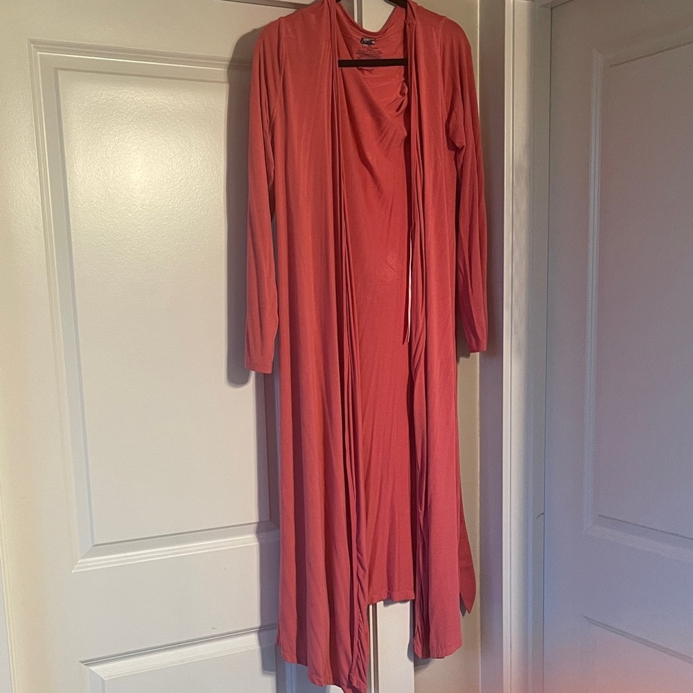 Kickee Pants Coral Long Robe